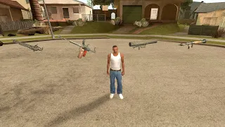 How To Get All The Heavy Weapons At The Beginning In Gta San Andreas