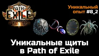 Уникальные щиты в Path of Exile | Обзор часть 2