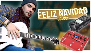 Feliz Navidad | Looping Guitar Cover | Boss RC-500 | Zoom H4n Pro | Harley Benton BigTone Trem White