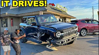Rebuilding A Wrecked 2021 Ford Bronco Part 2!!!