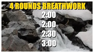 4 rounds Wim Hof breathing workout + Om mantra