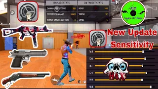 NEW🎯 UPDATE⚙️SETTINGS⚡FREE FIRE HEADSHOT SENSITIVITY 2024 ♥️HUD + SENSI + DPI🧲 [FREEFIRE HIGHLIGHTS]