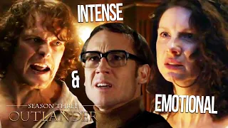 The Most INTENSE And EMOTIONAL Scenes From Season 3 | Outlander