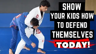 Self defense techniques for kids: the best ones you can practice at home TODAY | ANTI-BULLYING | BJJ