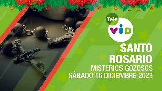 Santo Rosario de hoy Sábado 16 Diciembre de 2023 🎄📿 Misterios Gozosos #TeleVID #SantoRosario