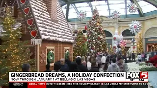 Bellagio Conservatory unveils holiday display on Las Vegas Strip