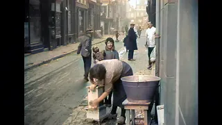 Amsterdam: De Jordaan wordt gesaneerd in 1931 in kleur!