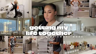vlog: getting my life together + spicy girl talk “q & a” + hygiene+ haul +closet & room organization