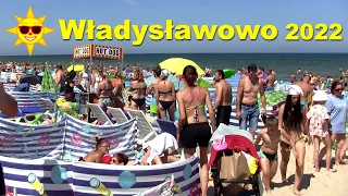 Great Polish beach of Wladyslawowo, girls and a lot of people
