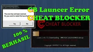 CB Launcher Error CHEAT BLOCKER Update PBID Point Blank Indonesia