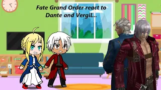 Fate Grand Order react to Dante and Vergil || Gacha Club || Reaction