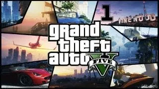 Прохождение Grand Theft Auto V (на русском языке) 1 миссия  (ep.1)