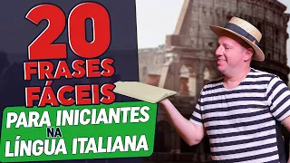 20 frases fáceis para iniciantes na língua italiana | Aula de Italiano