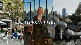 Weekly vlog z życia w Nowym Jorku-dużo Pompona, drinki na rooftopie, weekendowy Central Park.