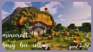 [Minecraft] Busy Bee Cottage 🐝🍯 -  Speedbuild | Resource Pack