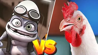Crazy Frog + Chicken Song = Crazy Chicken Frog Song