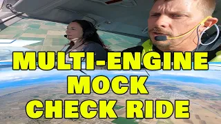 Multi-Engine Mock Check Ride in the Cessna 310