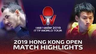 Zhou Yu vs Mihai Bobocica | 2019 ITTF Hong Kong Open Highlights (Pre)