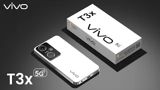 Vivo T3x 5G first look, 6000mAh battery, 64MP OIS camera, Dimensity 6080 and full Specifications