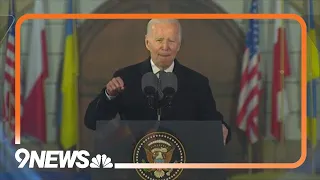 Biden in Poland says US and allies 'have Ukraine's back'