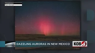 Northern lights appear in some parts of New Mexico