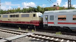 Sonderzüge mit BR218 und BR111 in Münster (Westf) Hbf - special trains