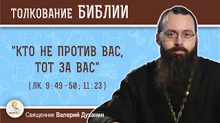 "Кто не против вас, тот за вас" (Лк. 9:49-50; 11:23). Священник Валерий Духанин