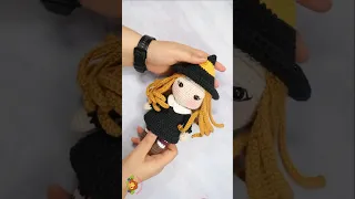 Esme The Witch Amigurumi Crochet Doll #amigurumi #crochet #crochetdoll #diy #crochetpattern