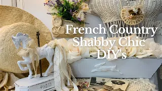 FRENCH COUNTRY SHABBY CHIC FARMHOUSE DIY PROJECTS! DESIGNING DECOR USING IOD STAMPS & MOULDS