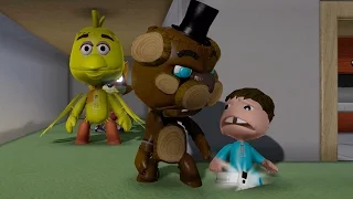 LittleBigPlanet 3 - FNAF 3 and FNAF 4 in a Nutshell - LBP3 Five Nights At Freddy's Animation