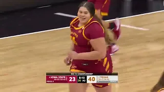 Audi Crooks made field goals (Iowa State 2024 Big 12 Tournament)