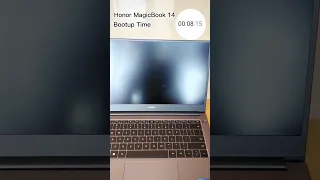 Honor MagicBook 14 Bootup Time 😯😯