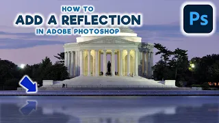 How to Create a Reflection in Adobe Photoshop | #cadillacartoonz