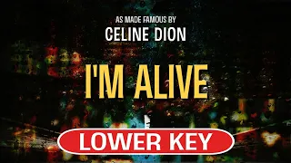 I'm Alive (Karaoke Lower Key) - Celine Dion