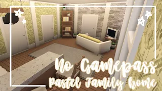 No Gamepass Family Home | $18 k | Bloxburg Speed Build!