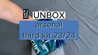 Unboxing Arsenal third kits 2023/24