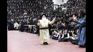 האדמו״ר מצאנז - מצווה טאנץ - תשע״ח | Sanzer Rebbe Dancing Mitzvah Tantz