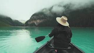 Kayaking through the Mountains || Ambiance 1 hour