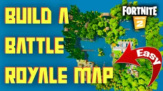 How to create a Battle Royale Map with CUSTOM TERRAIN in Fortnite!