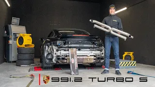 991.2 Turbo S : Suppression du silencieux et reprogrammation moteur stage 1 ! Et ça passe au CT 😇