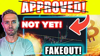 BITCOIN SPOT ETF FAKEOUT!! SEC Sends FALSE ALARM!