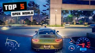 Top 5 New Open World Car Driving Games for Android & iOS ||  1GB and 2GB ram easyly run 2024