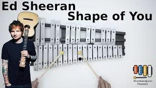 Ed Sheeran - Shape of You💗🎺on the Glockenspiel (BELLs)  🎧