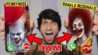 DO NOT FACETIME RONALD MCDONALD AND PENNYWISE AT THE SAME TIME! 3AM!! *OMG HE CAME TO MY HOUSE*