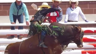 J.B Mauney wins bull riding on Day 5 ● Calgary Stampede 2015