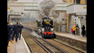 34046 'Braunton' | The Christmas Golden Arrow - Bearsted, Lenham & Redhill - Sat 16th December 2023