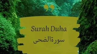 Surah Duha سورةالضحىbeautiful recitation🫀/anti_depression surah of the holy Quran..