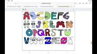 My interactive Danish Alphabet Lore