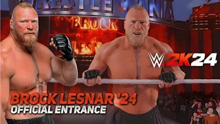 WWE 2K24 Brock Lesnar ‘24 CowBoy Full Official Entrance