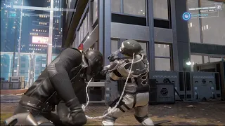 Marvel's Spider-Man: Noire Suit Free Roam Combat Gameplay